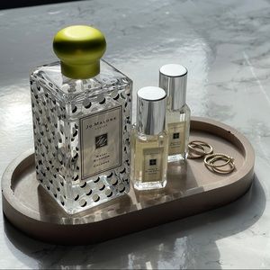 Oval concrete tray trinket in nude Christmas Stocking stuffer